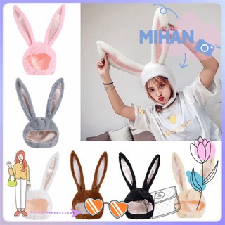 Mũ tai thỏ Mihan1 vải lông giữ ấm đáng yêu