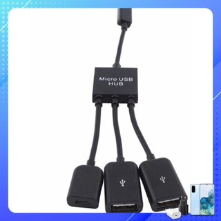 Cáp chuyển dữ liệu 3 In 1 3 cổng Micro USB OTG