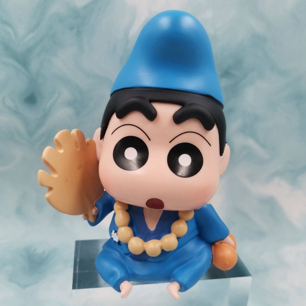 Hobby Crayon Shin-chan Đồ Chơi Mô Hình Chú Tiểu Jigong Hành Động Trang Trí Xe Hơi Làm Quà Tặng Cho Trẻ Em