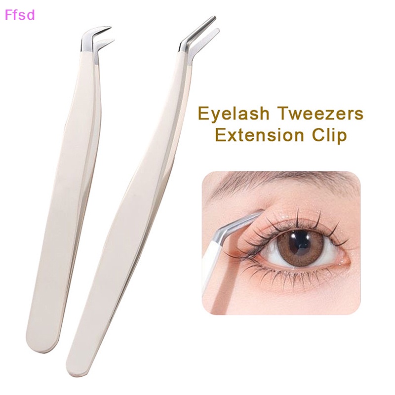 Nhíp Gắn Mi Giả Bằng Thép Không Gỉ Độ Chính Xác Cao Chống Tĩnh Điện Kèm Đầu Sợi fiber
