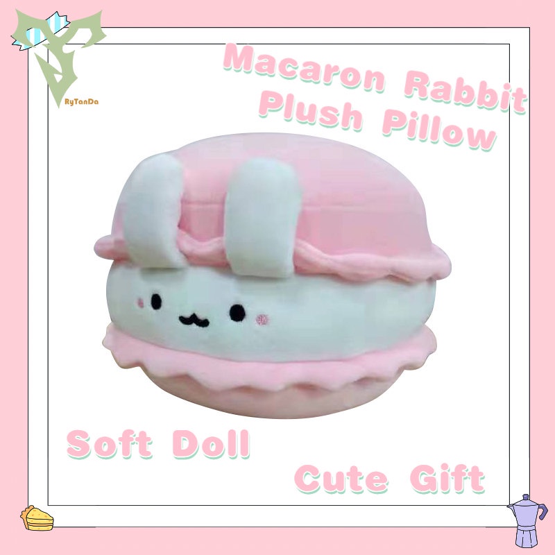 Rytanda Grimaca Plush Toy Stuffed Animal Purple Plushie Doll Toys Gift for Kids Children Macaron thỏ ôm gối dễ thương Macaron búp bê búp bê quà tặng sinh nhật cho trẻ em