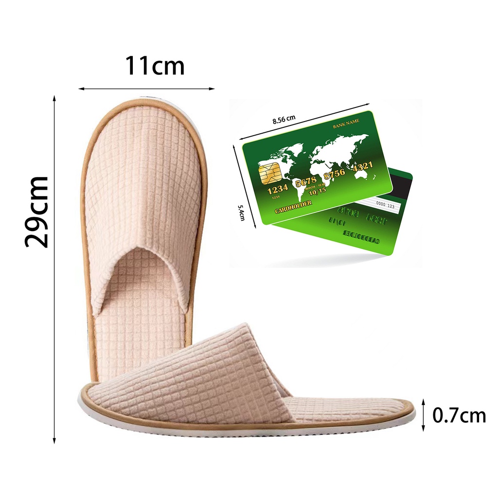 1 đôi du lịch hàng không di động tại nhà mã khách sạn thân thiện với da dép bền thoải mái