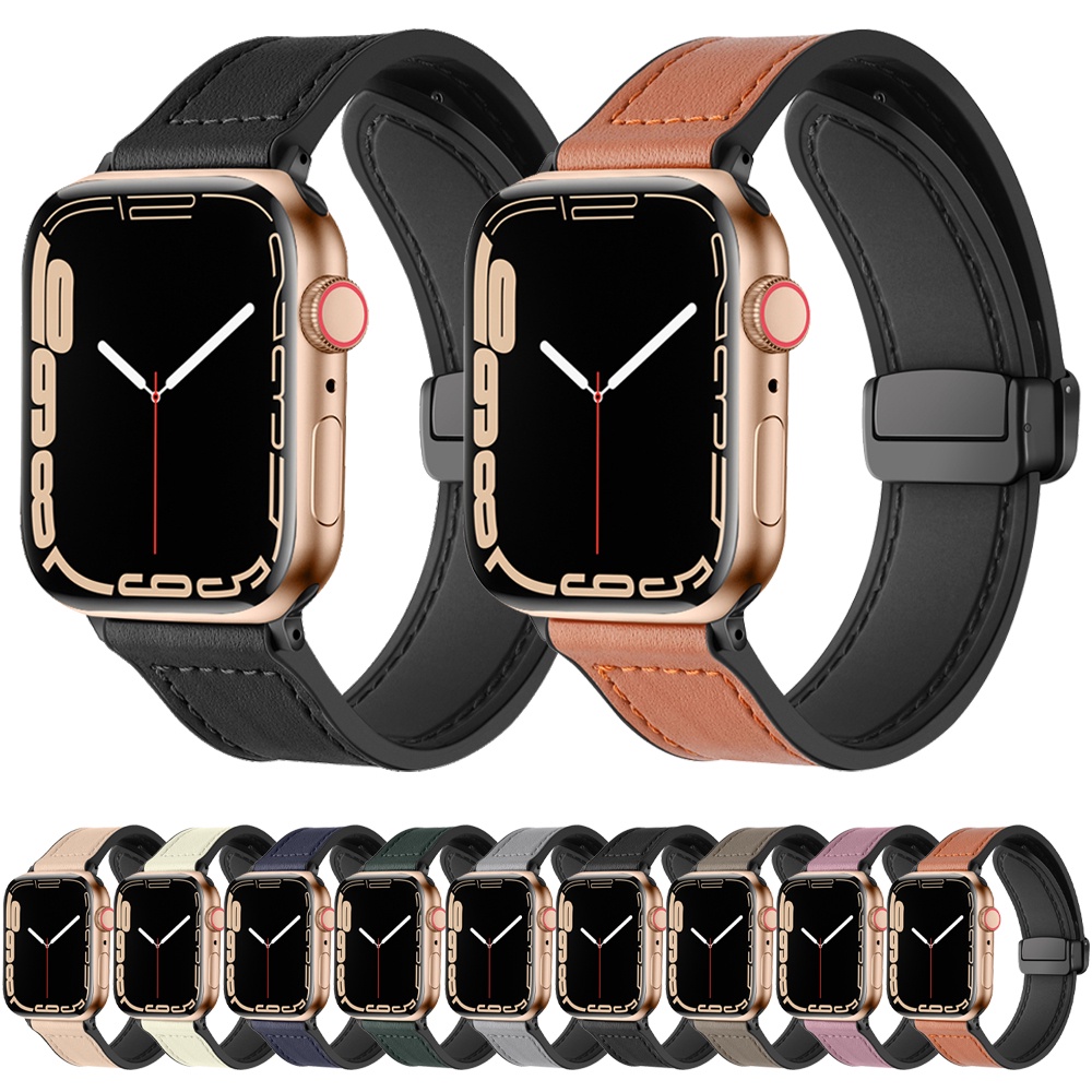 Dây Đeo Bằng Silicone Dành Cho Apple Watch 44mm 45mm 49mm 42mm 41mm 40mm iWatch 5 6 7 8 Ultra