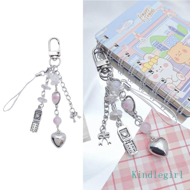 Móc Khóa Hình Vỏ Sò / Trái Tim Phong Cách Harajuku Y2k Ngọt Ngào Thời Trang Cho Nữ