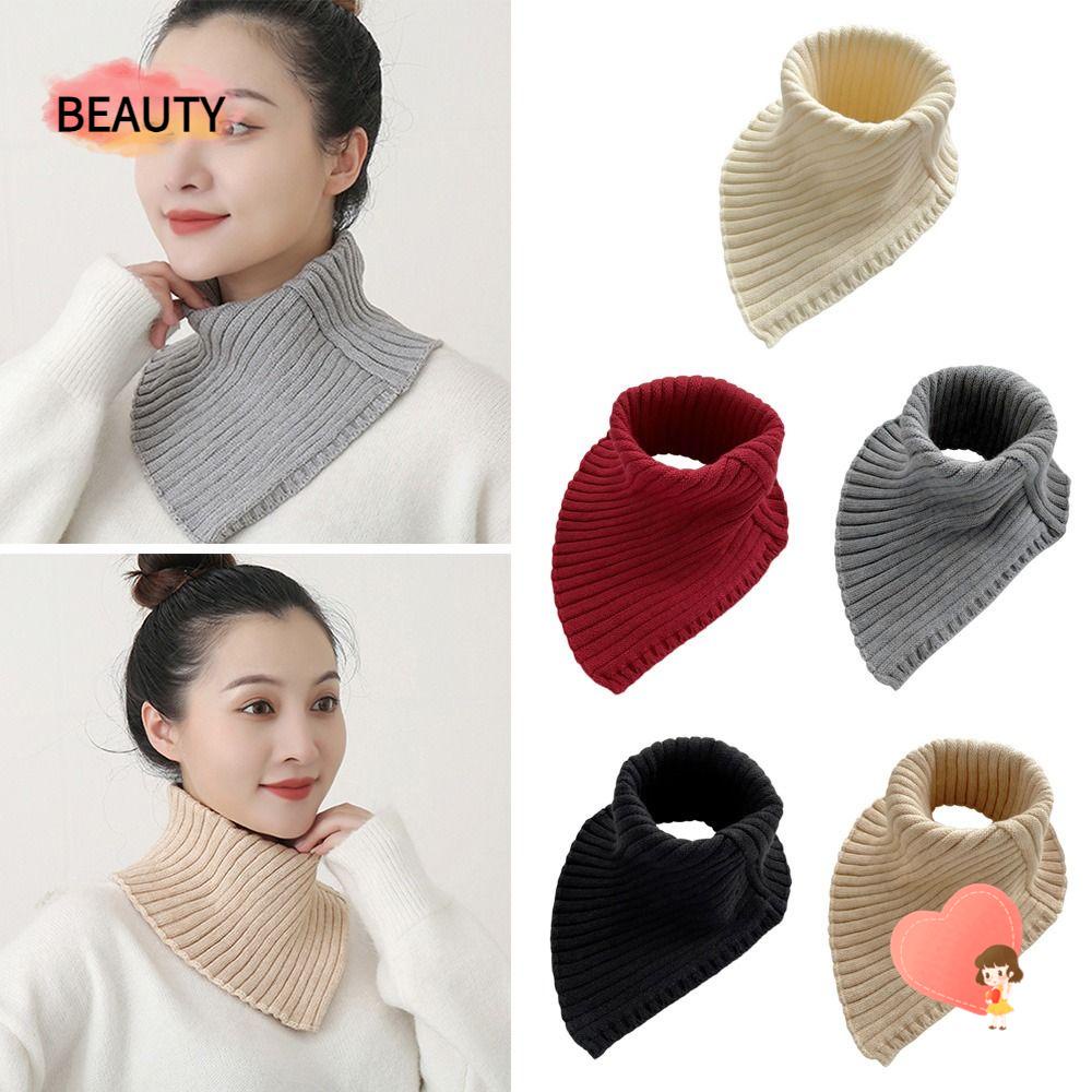Cổ Áo Giả Dệt Kim Giữ Ấm Mùa Đông Có Thể Tháo Rời