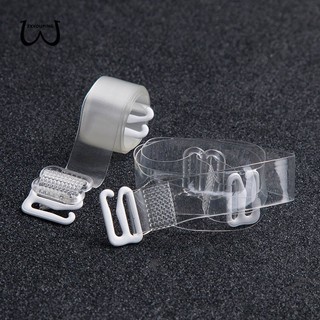 set 2 dây áo ngực trong suốt，Áo Ngực Trong Suốt Siêu Mỏng Co Giãn Điều Chỉnh Được Dây áo ngực sợi phở nhựa trong dẻo dai， dây quai áo ngực nhựa TPU chất lượng cao