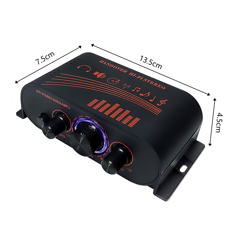 Bộ khuếch đại công suất hifi cho kênh âm thanh kỹ thuật số tại nhà 2.0 rca stereo có thể kết nối với điện thoại di động, máy tính và máy nghe nhạc mp3