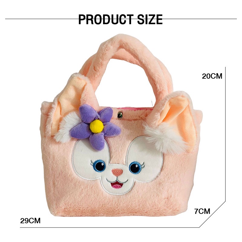 Túi Xách Đeo Vai Hình Thú Nhồi Bông Hoạt Hình Phong Cách Nhật Bản Đáng Yêu Dành Cho Bé Gái