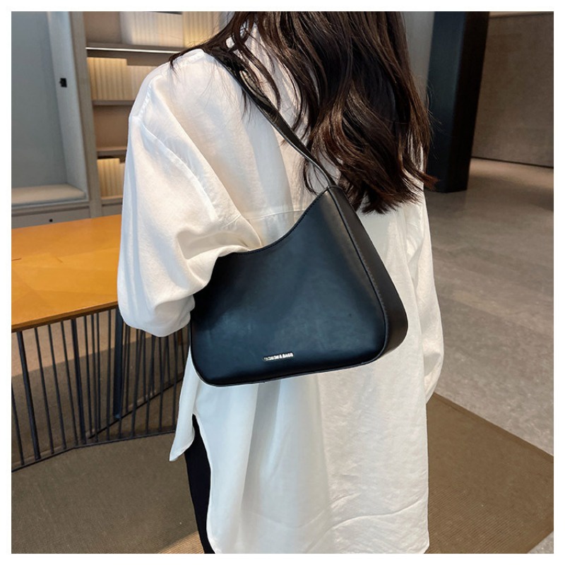 IELGY Túi Xách Đeo Vai Màu Trơn Phong Cách Phương Tây Thời Trang