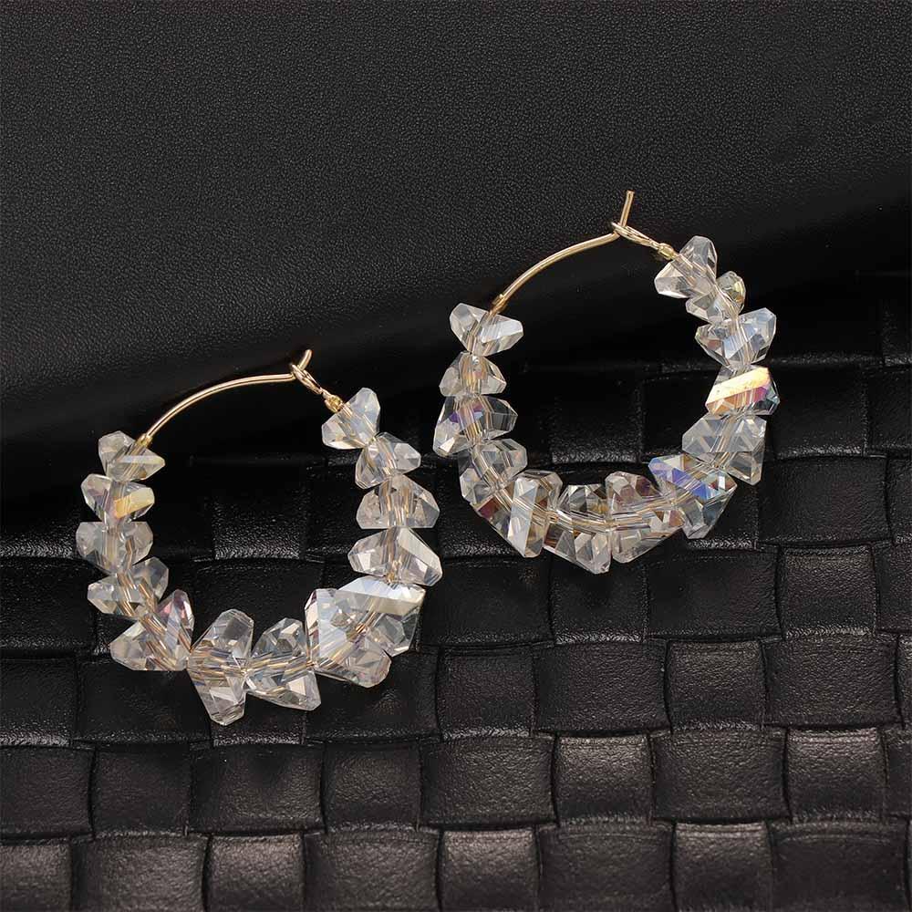 Dyruidoj1 Bông Tai Dạng Vòng Tròn acrylic Dành Cho Nữ