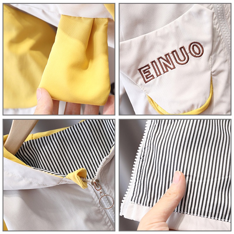 Áo Khoác Tay Dài Phong Cách Hàn Quốc Cho Bé Trai