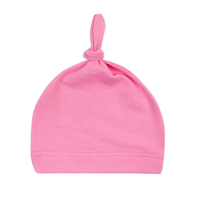 Mũ Beanie Cotton Kẻ Sọc Thắt Nút Đang Ngủ Cho Trẻ Sơ Sinh Mới Sinh Năm 2023