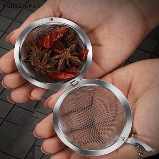 [Hengzhekeji] Máy pha trà không gỉ Sphere Locking Spice Tea Ball Strainer MeshTea Filter Toolhe