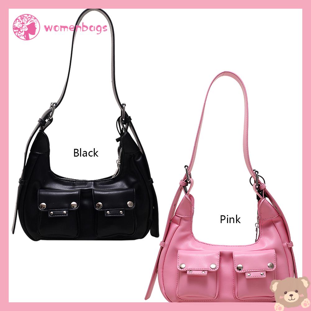 ✿ Bộ Phụ Kiện Cho Máy Tính Bảng WB WB WB WB ✿ Túi Xách Mua Sắm Da PU Hai Ngăn Màu Trơn Di Động Tùy Chỉnh Kích Thước Nhỏ Gọn Thời Trang Cho Nữ