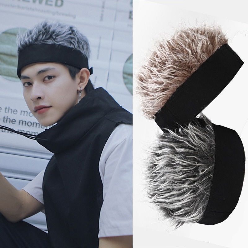 Mũ Beanie Kèm Tóc Giả Mềm Mại Thời Trang Cho Nam Nữ