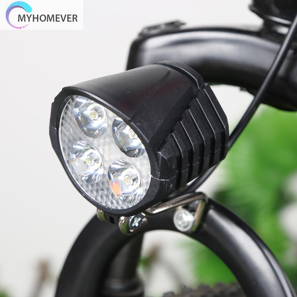 Đèn Pha LED 48V Kèm Còi Dành Cho Xe Đạp Điện