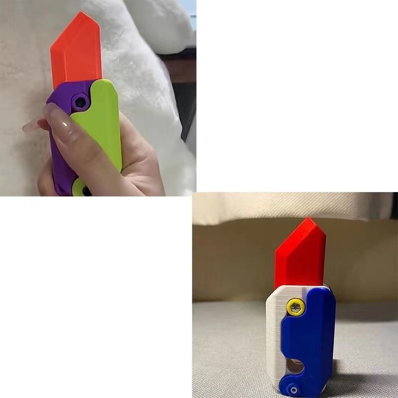 Rank Đồ Chơi Mô Hình Con Dao 3d Nhảy Lò Xo Nhỏ Nhắn Giảm Căng Thẳng