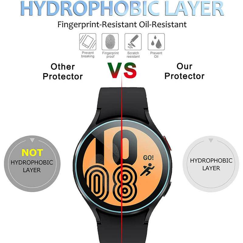 Kính cường lực cho samsung galaxy watch 6 40mm 44mm watch6 classic 43mm 47mm film bảo vệ màn hình kính trong suốt 9h