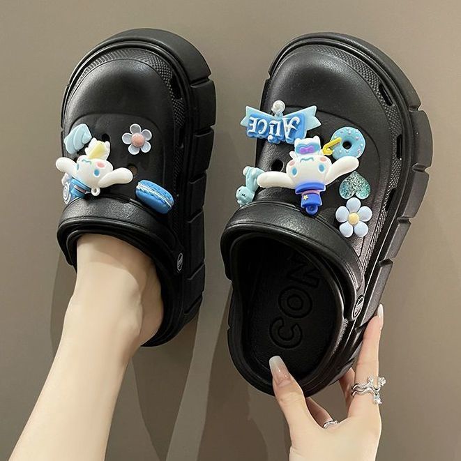 ICCLEK dép cross dép sandal nữ dép bánh mì nữ Thoải mái 33zDDX080127