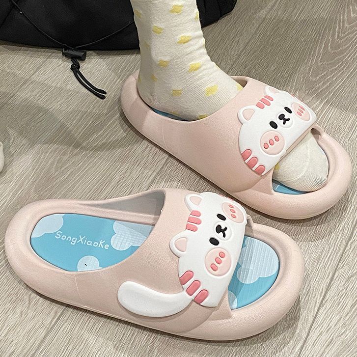 UOUO  dép Thời Trang Đơn Giản Cho Nữ dép bánh mì Chống trượt Thoải mái Thoáng khí fashion Trendy Hàn Quốc ins B20H1EK 37Z230910