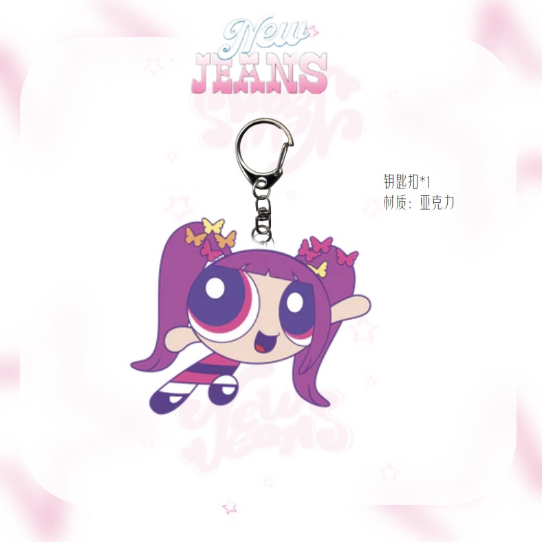 Móc Khóa Hình Thỏ Hoạt Hình Powerpuff Girls