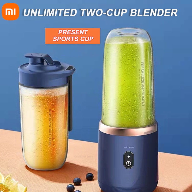 Xiaomi 6 Blades Juicer Cup USB Smoothie Blender Cup Sạc Máy ép trái cây Máy trộn thực phẩm Máy nghiề