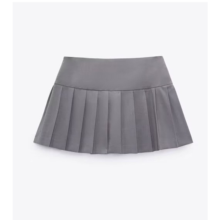 Áo Sơ Mi Zara Dáng Ngắn Kẻ Sọc 23 Món Phối Chân Váy Rộng Xếp Ly Thời Trang Mùa Xuân Sành Điệu3067001 7385403