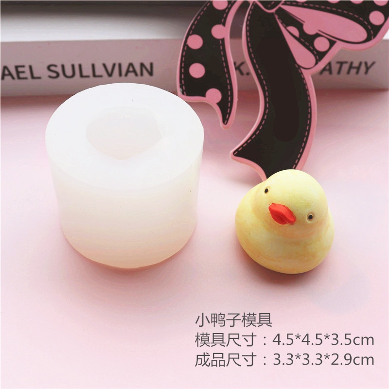 Khuôn Silicone Hình Chim Cánh Cụt / Heo / Thỏ Làm Bánh Hấp