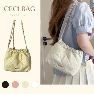  Túi đeo vai nữ túi xách da nữ túi quai xích phối da kèm dây quả lắc túi da mềm 2702 