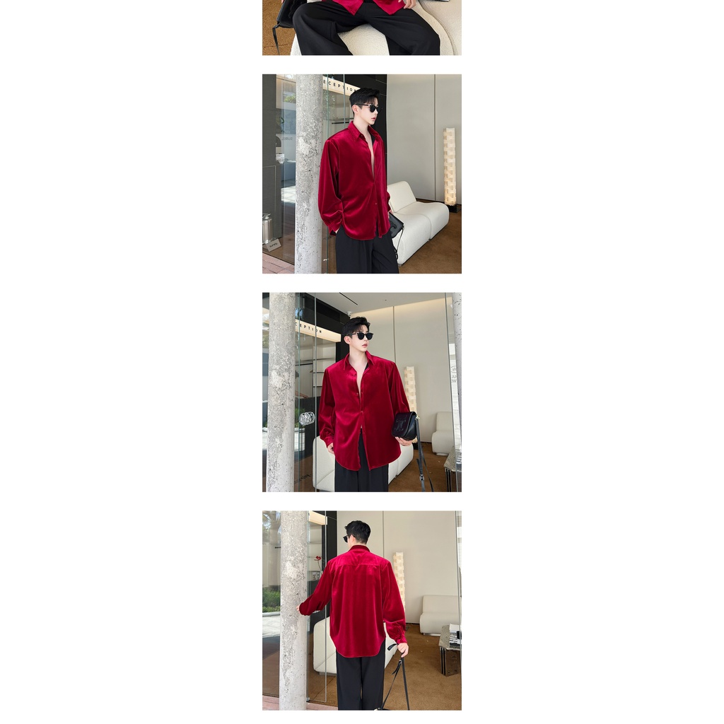 Áo Sơ Mi Nam Dài Tay Phong Cách Đường Phố Cá Tính