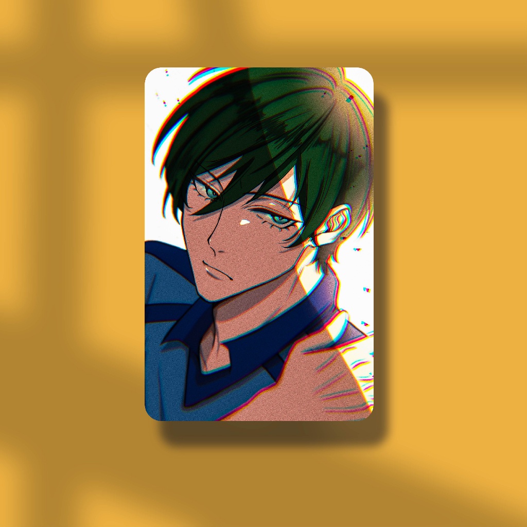 Thẻ Card Bo Góc Nhân Vật Anime Tiền Đạo Số 1 - Giấy Bìa Cứng - Có Màng Cán