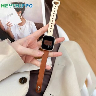 Dây đeo mỏng bằng da pu thích hợp cho dòng smartwatch 8/7/6/4/5 / se / 3 dây đeo hai màu thích hợp cho iwatch 45/44/42/41/40/38mm