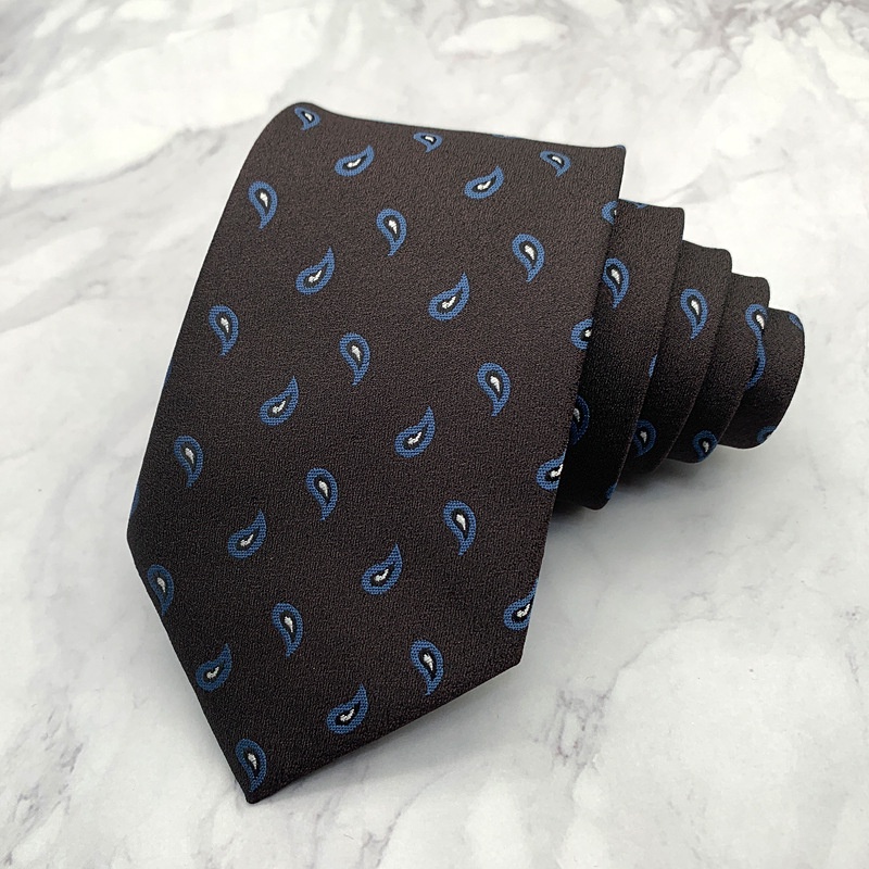Cà Vạt 8cm Họa Tiết paisley cashew Lịch Lãm Cho Nam