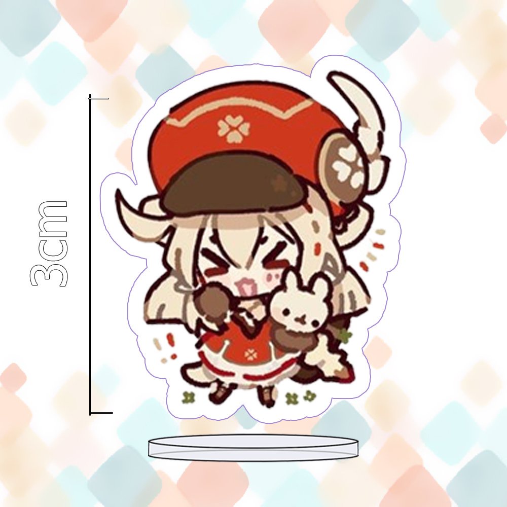 MÔ HÌNH Standee GENSHIN IMPACT ver TAI THÚ game tượng mica trong acrylic chibi trong quà tặng xinh xắn NLSHOP