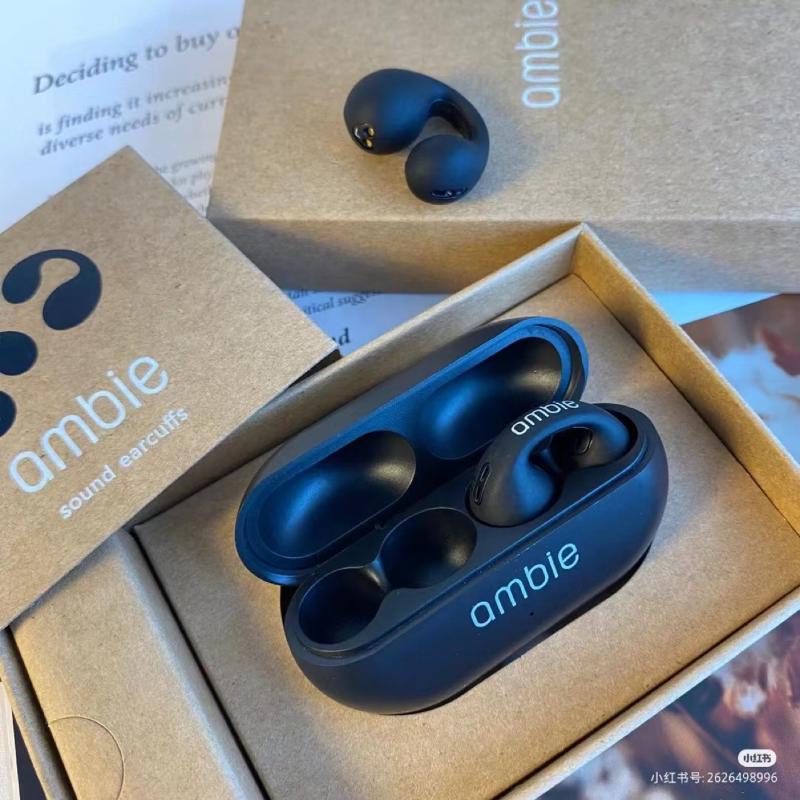 Tai nghe Bluetooth dẫn truyền xương mới tai nghe không đau kẹp tai dài tai nghe không dây đa năng Android Apple