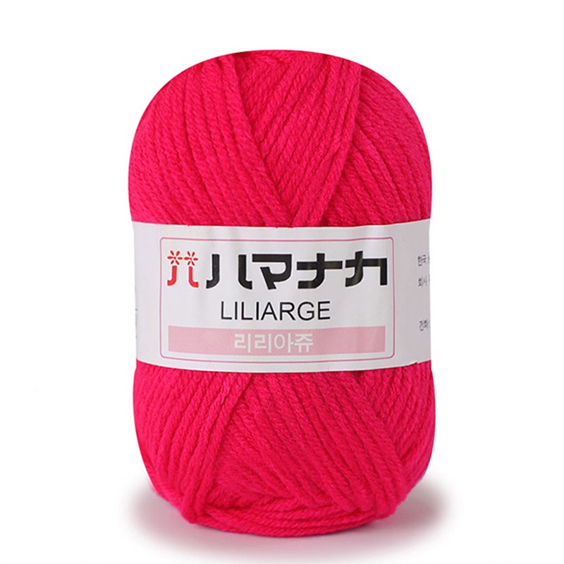 Len Milk Cotton Hàn Quốc 25g - len hàn nhí dùng để móc cho người mới làm gồm OUYOUVN