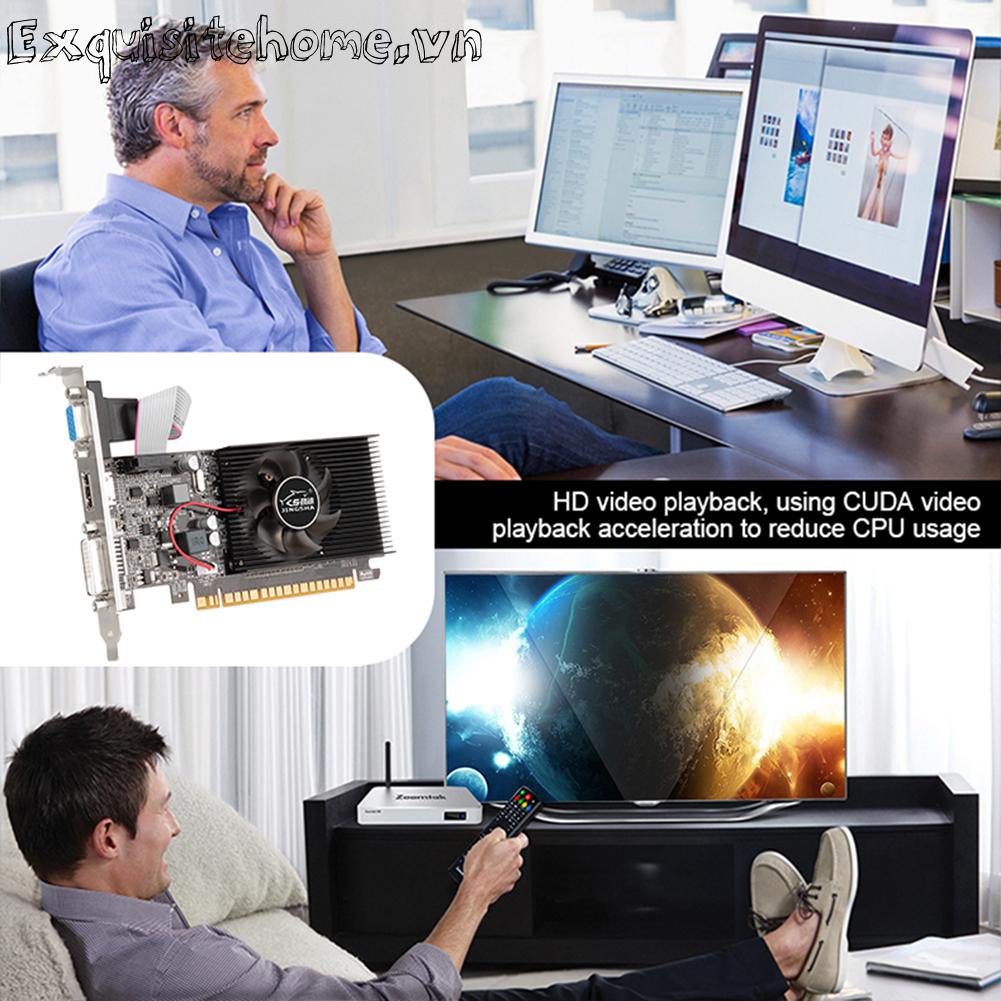 Card đồ họa gt610 810mhz ddr3 1gb card màn hình chơi game cho máy tính để bàn game