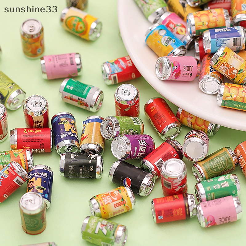 Su 10 cái dollhouse mini simulation đồ uống nhà búp bê trang trí nhà bếp búp bê phụ kiện nhà giả vờ chơi đồ chơi n