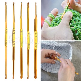 Diy hand-made knitting crochet / knitting needles handmade apparel diy crafts tool crochet needles / sewing knitting accessories / double end crochet hooks / aluminium crochet hook