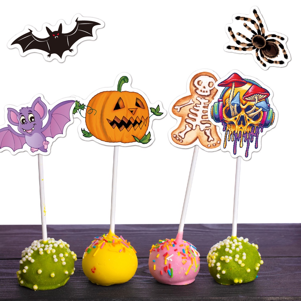 Không thấm nước halloween demon sticker trang trí sổ tay dán halloween