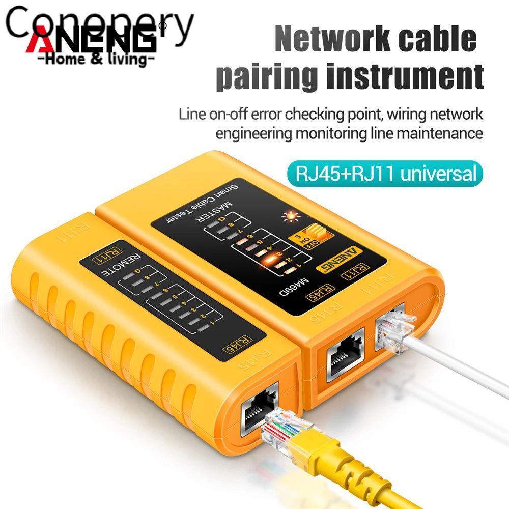 Conopery Bộ kiểm tra cáp lan aneng m469d rj45 rj11 rj12 cat5 utp lan cable tester công cụ mạng