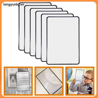 Ống kính lúp 6 cái tấm lúp kính lúp trang kính lúp để đọc tấm lúp kính lúp để đọc sách kính lúp để đọc sách kính lúp để đọc sách trong nhà người lớn tuổi longyun