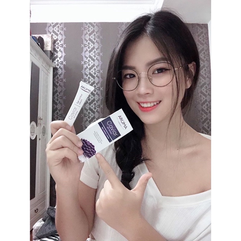 Kem Dưỡng Da AROMA Chiết Suất Trứng Cá Caviar Cho Làn Da Mịn Màng Tươi Sáng 50ml