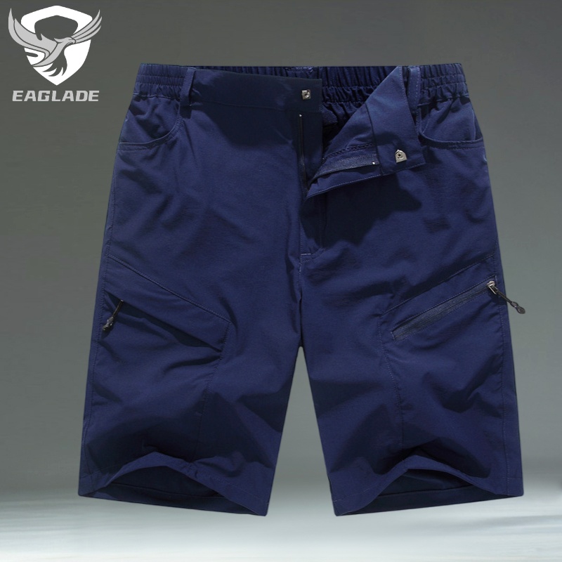 Eaglade Nam Hàng Hóa Quần Đùi Đi Xe Đạp Màu Xanh Lam