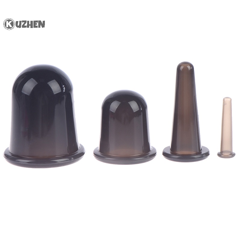 Kuzhen đen silicone giác hơi hút chân không lifg mặt mặt mắt cốc massage nóng