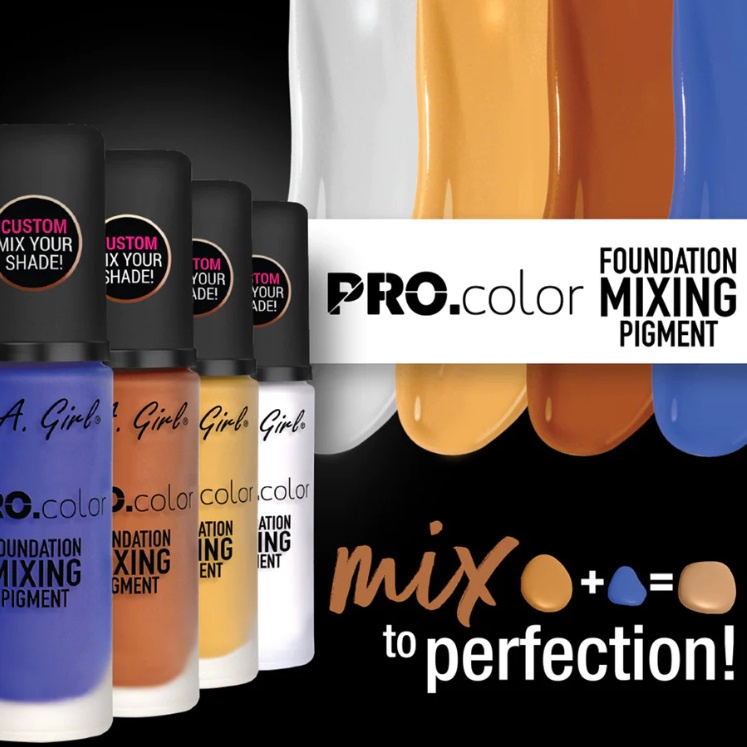 Kem nền hiệu chỉnh tone màu La Girl Pro.color Foundation Mixing Pigment