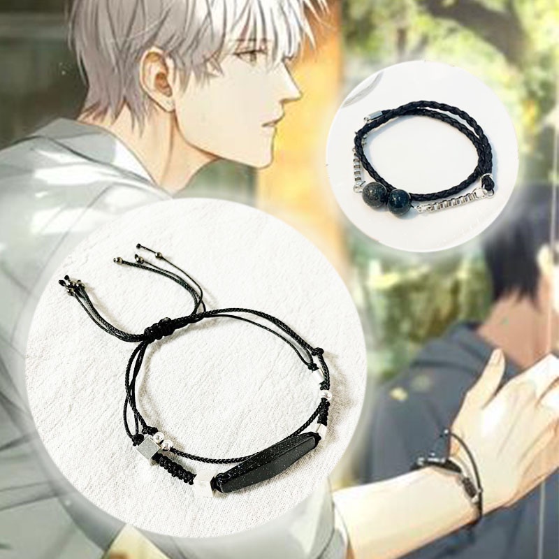 Anime game light and night bracelet sariel osborn diy hand woven couple bracelet cosplay phụ kiện