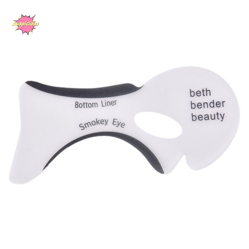 [auspiciousv] 2pcs eyeliner stencils winged eyeliner stencil models template shaping tools eyebrows template card eye shadow makeup tool