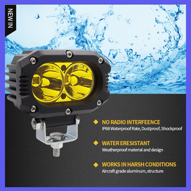 Đèn Pha led 4 inch 40w Chuyên Dụng Cho Xe Hơi / Xe Tải