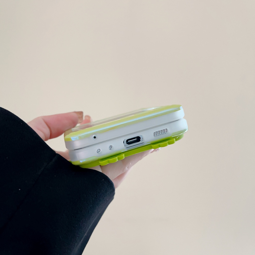 Ốp Điện Thoại Họa Tiết Ếch Dễ Thương Cho samsung galaxy z flip 5 4 3 z flip5 zflip5 zflip 5 Flip43